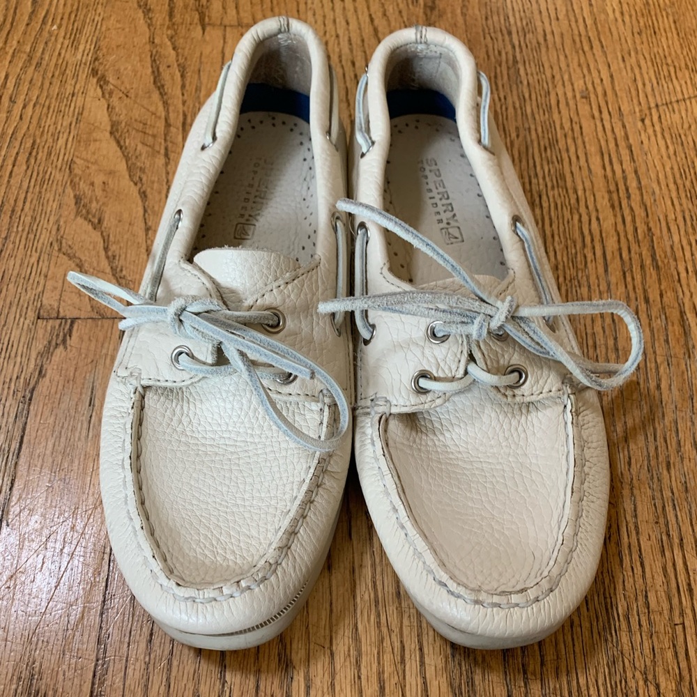 Sperry Top-Sider 8M cream white